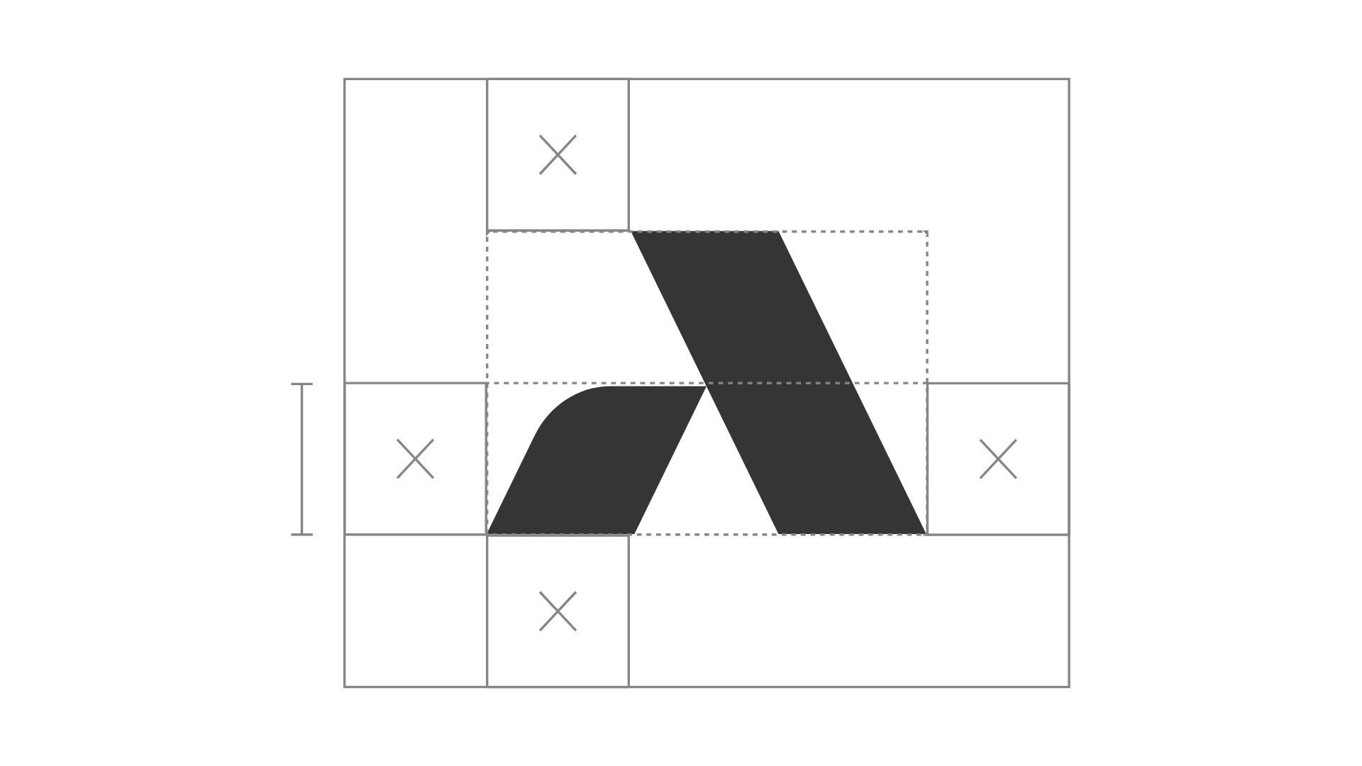 Alcatraz AI vertical logo spacing black and white